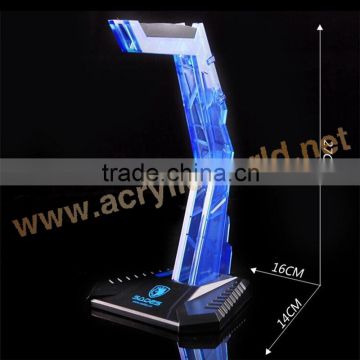 New products Hot sale acrylic counter headphone display stand