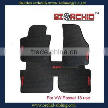 latex decorative oem colorful car floor mat for passat 13 use