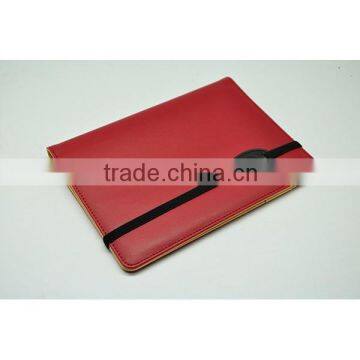 Custom Journal Covers With Embossed Logo and Elastic Band Closure