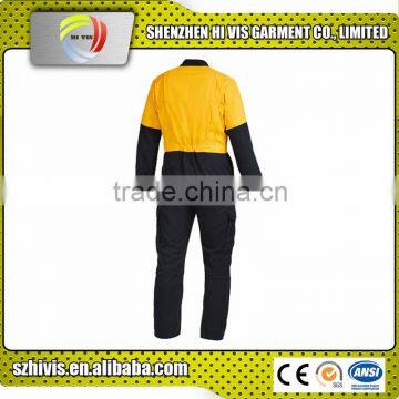 Yellow Navy Work Coverall Flame Retardant Workwear/reflective Workwear/flame Resistant Clothing photo-3