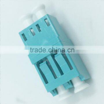 Chinese Hot-sale LC DX MM Aqua Fiber Optic Adapter photo-2