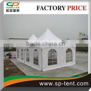 5x10m Outdoor Aluminum Frame Double Top Canopy With Pvc Window for Party