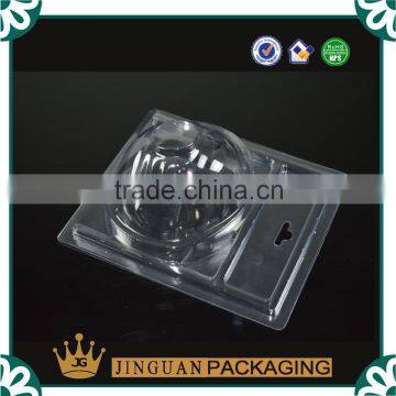 Custom plastic retail hanging clamshell box