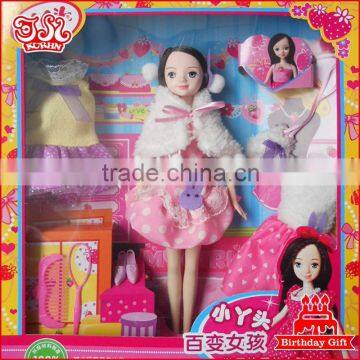 Wholesale doll fashion dressed-up girl doll fashion doll manufacture