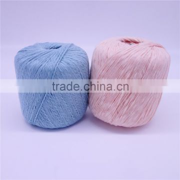 100% cotton hand knitting yarn in ball dyed for baby free yarn samples