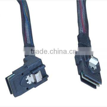 MiniSAS Cable Right Turn 90 Degree SFF-8087 to SFF-8087 36P-36P Data Cable 6Gb/s photo-2