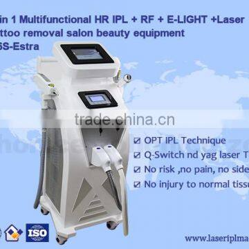 E6S Multifunction Beauty Machine IPL RF Laser ND YAG for Tattoo Removal