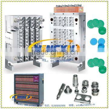 plastic injection cap mould with hot runner