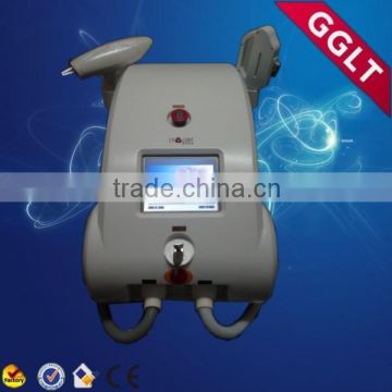 Portable Elight(ipl rf)ND YAG laser 4 in 1 system hair removal