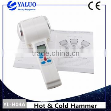 Hot and cold hammer for skin care with ce