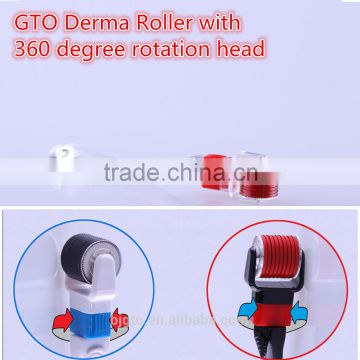 GTO Factory direct sale 540needles skin care derma roller with 360 degree rotation head