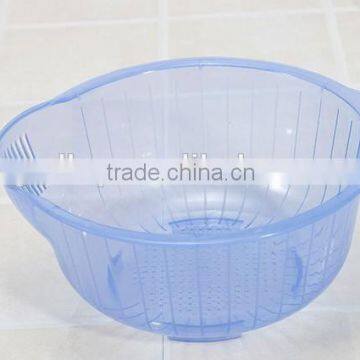 multipurpose plastic manual hanging rice sifter wash washing basin strainer sieve