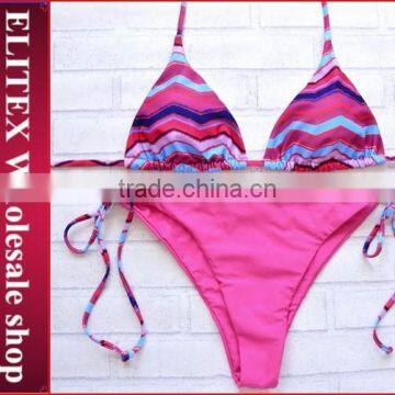 2017 Newest water ripple print bikini sexy CK376