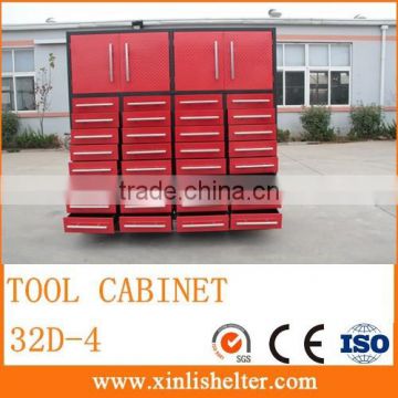 32 Drawers With 4 Doors Metal Storage Tool Cabinet