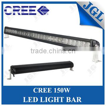 Super brightness 12 volt led light bar 150W 4x4 cree cheap led light bars in China 5JG-LF-150-FS