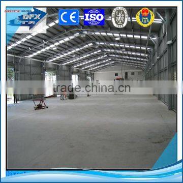 hot galvanized industrial prefab build corrugated steel shed