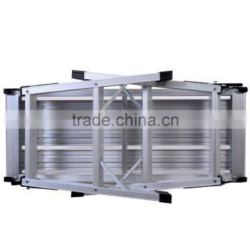 En131 Aluminum Platform Drywall Step up Folding Work Bench Stool Ladder photo-2