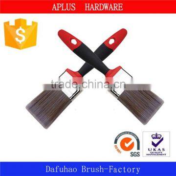 painting function good selling synthetic fiber paint brush with rubber handle