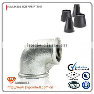 Galvanized Malleable Iron Pipes Fittings 90 Degree Elbow photo-5