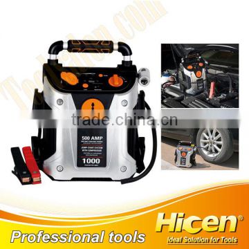 Portable Emergency Car Jump Starter with Compressor