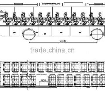 SINOTRUK HOWO 63 Seats Luxury Coach Bus For Sale photo-5