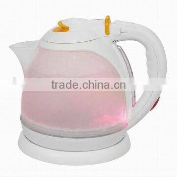 cordless electric kettle with LED light