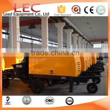 HBT20-10D small trailer moved concrete pumps with diesel engine