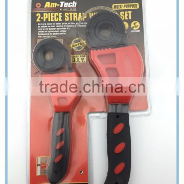 hot sale products different types of spanner hand plastic adjustable strap spanner wrench with plastic handle