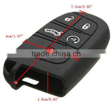 Silicone Remote Smart Control Key 5 Button Car Key Case Cover for Jeep or for Dodge for Chrysler for Fiat photo-4