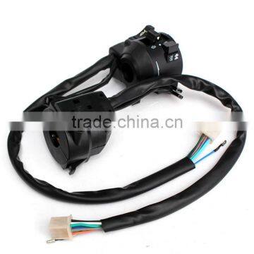 Top Selling Design Universal 12V Motorcycle 7/8'' Handlebar Horn Turn Signal Electrical Start Button Switch Black Best Promotion photo-2
