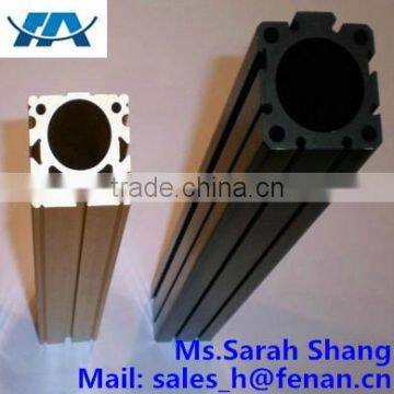 Aluminum Black Powder Coated Extrusion Profile for Industry Console,work Table photo-2