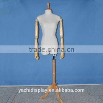 Wooden Arm Fabric Mannequin Female for Sale photo-3
