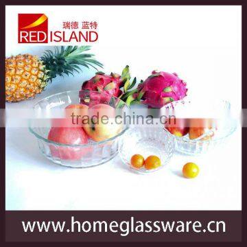 fruit Tray Glass bowl salad bowl