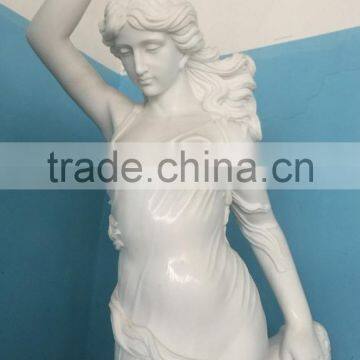 High Quality White Marble Female Greek Statue photo-2