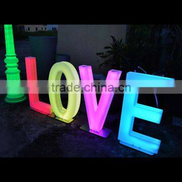 decorative outdoor alphabet led letters for wall