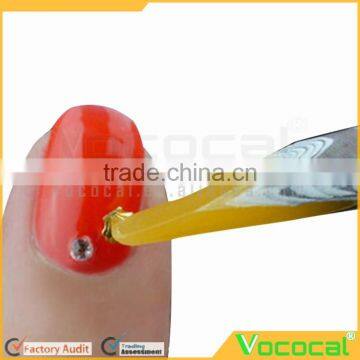 5 PCS Home Salon Self-adhesive Nail Art Rhinestones Gems Picking Dotting Crayon Pen Pencil Tool Random Color