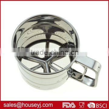 Home Baking Tool Stainless Steel Flour Sifter Powder Sifter Shakers photo-3
