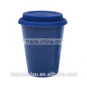 300ml Ceramic Mug With Silicone Lid photo-2