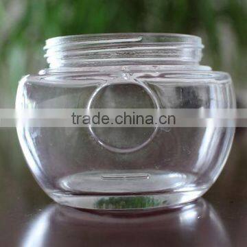 manufacture Imprinted printing 7oz cream glass packaging for sale