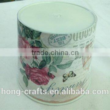 Hot Sale Set/3 Bulk Rose Design Round Plastic PP Flower Pot for Garden photo-4