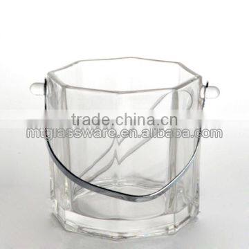Glass Ice Bucket With Ice Clamp photo-3