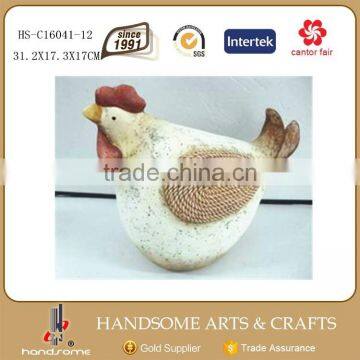 14 Inch Antique Home and Garden Decorative Rooster Figurine photo-2