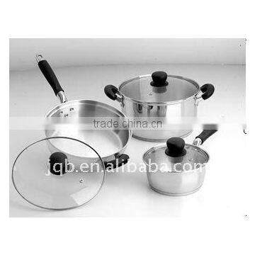 JQB-888 Stainless steel Stockpot set with factory price