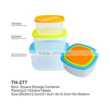 Wholesale Plastic Clear Square Storage Container With Lid photo-5