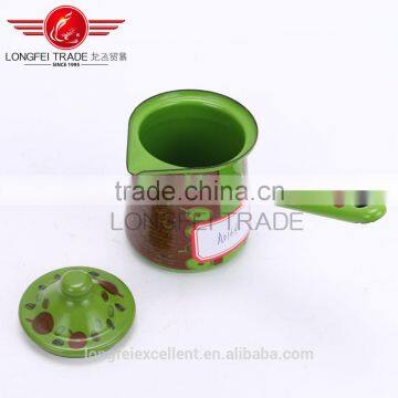 2016 Best Selling Hot Desing Useful Enamelmilk Pot/enamel Boiling Pot/ Enamel Coffee Pot photo-4