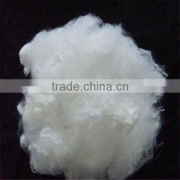 Chinese Low Price 1.2D 1.4D Virgin White Polyester Staple Fiber photo-2