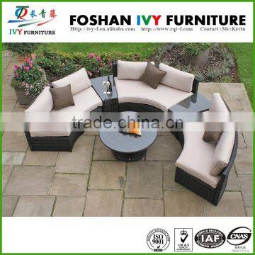 High quality moulded outdoor rattan beach house furniture