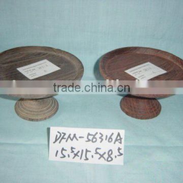 decorative round wooden dinner plates