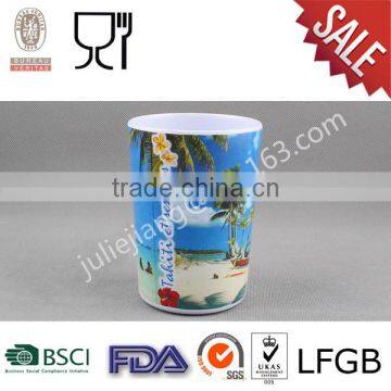 Cool Beach Paper Melamine cup and Glass For Drinkware Vacation