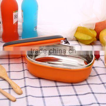 Kitchenware Set 0.8L Food Container,Stainless Steel Lunch Box for Men Women or Baby photo-4